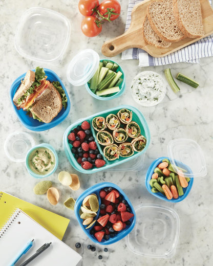 TakeAlongs® Food Storage 2.9 Cup Square Containers, Meal Prep