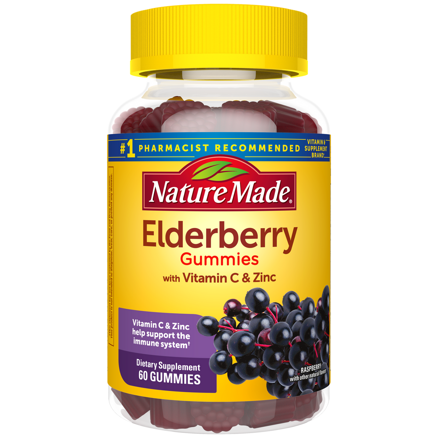 100 mg Elderberry Gummies with Vitamin C & Zinc