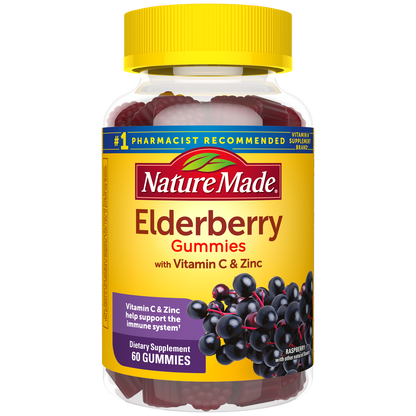 100 mg Elderberry Gummies with Vitamin C & Zinc