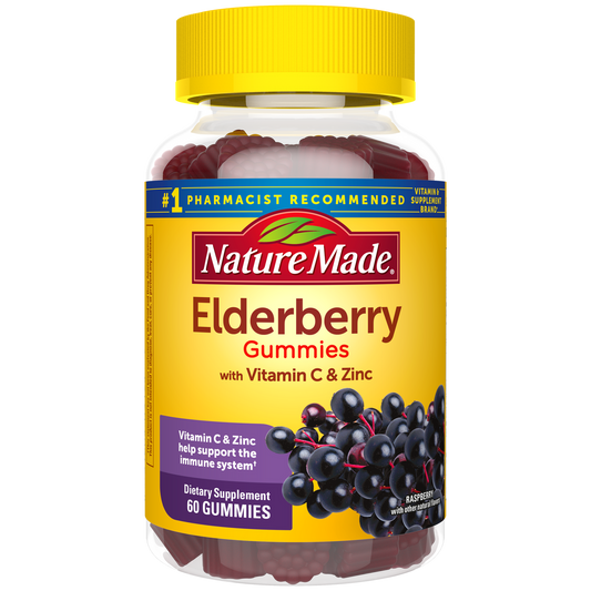 100 mg Elderberry Gummies with Vitamin C & Zinc